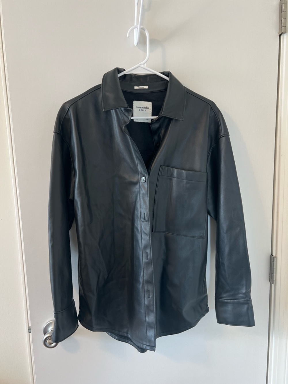 Abercrombie Faux Leather Shacket